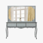 میز آرایش نقره ای A-6625